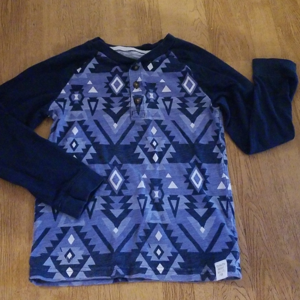 Boys baseball aztec shirt